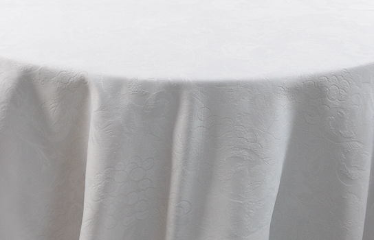 Tablecloth Regency White 90" Round
