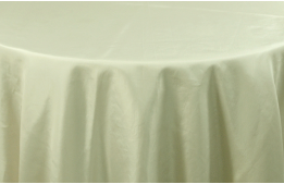 Tablecloth Ivory Moire 90" Round