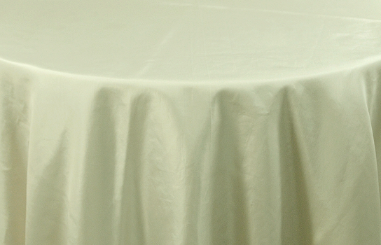 Tablecloth Ivory Moire 90" Round