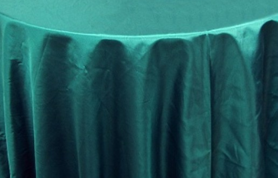 Tablecloth Turquoise Moire 90" Round