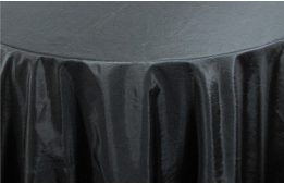 Tablecloth Black Moire 90" Round