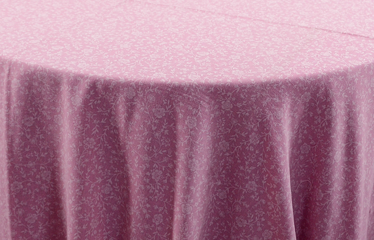 Tablecloth Flowers Pink White 90" Round Tablecloth Flowers Pink White 90" Round