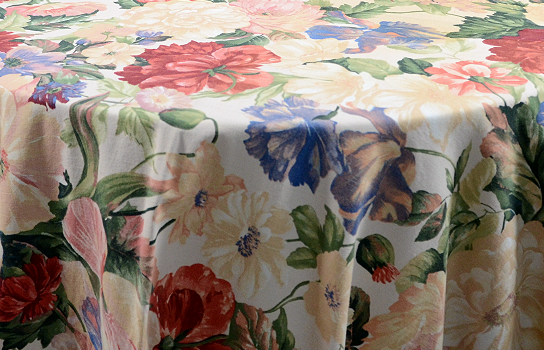 Tablecloth Radisson Ivory 90" Round