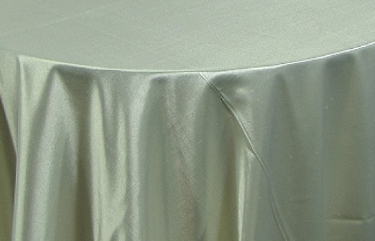 Tablecloth Ivory Satin 90" Round Tablecloth Ivory Satin 90" Round