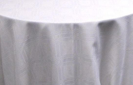 Tablecloth White Windom 90" Round