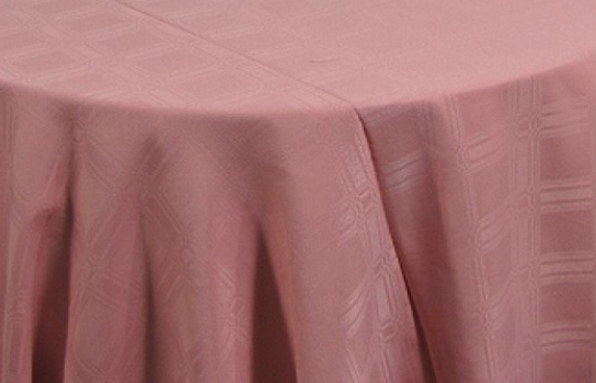 Tablecloth Dusty Pink Windom 90" Round Tablecloth Dusty Pink Windom 90" Round