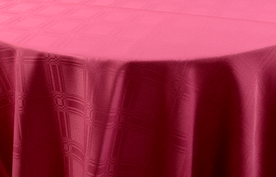 Tablecloth Raspberry Windom  90" Round