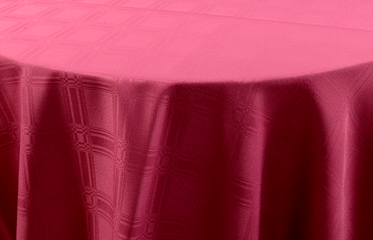 Tablecloth Raspberry Windom 90" Round Tablecloth Raspberry Windom 90" Round
