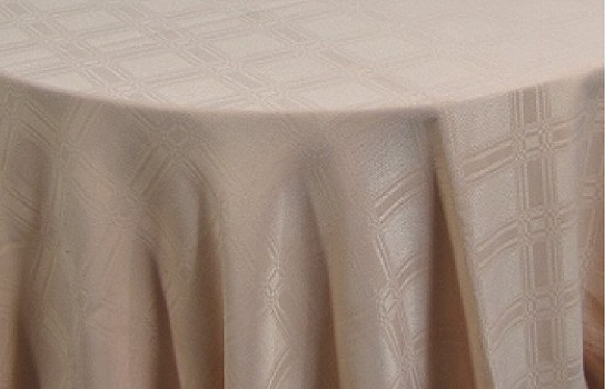 Tablecloth Peach Windom 90" Round