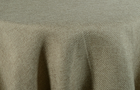 Tablecloth Burlap Café au Lait 90" Round Tablecloth Burlap Café au Lait 90" Round