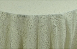 Tablecloth Ecru Lace 100" Round