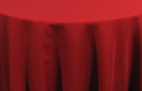 Tablecloth Visa Red 100" Round