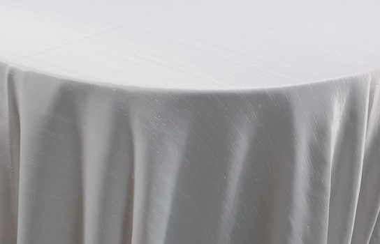 Tablecloth Chantique White 115" Round