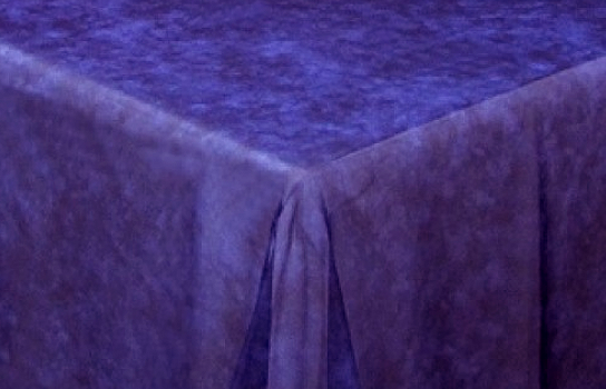 Tablecloth Velour Purple 122" x 122" Square