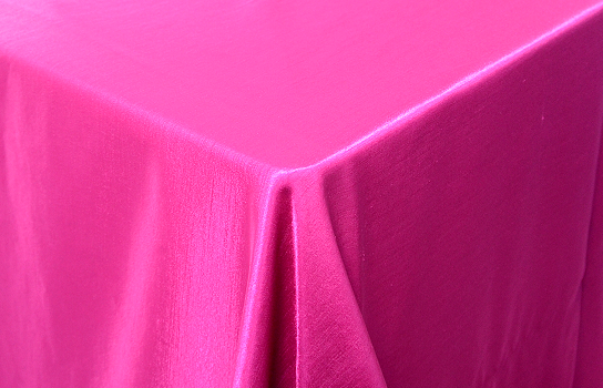 Tablecloth Raspberry Majestic Satin 122" Square