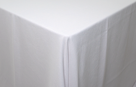 Tablecloth Havana White 122" x 122"