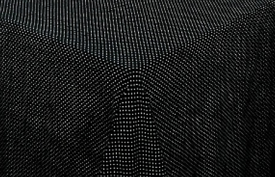 Tablecloth Black and White Dots 60" Square 