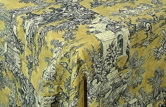 Tablecloth Toile De Jouy 60" Square
