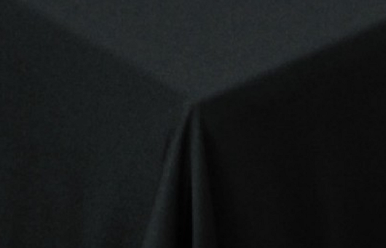 Tablecloth Black Visa 72" Square