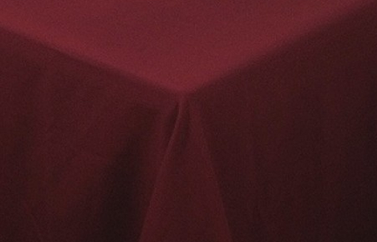 Tablecloth Burgundy Visa 72" Square