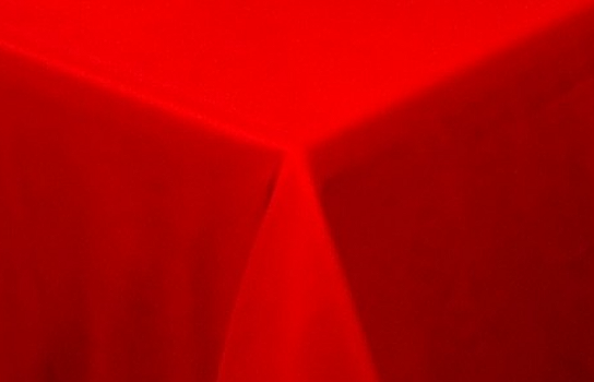 Tablecloth Red du Maurier 72" Square 
