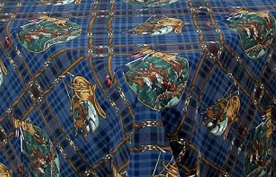 Tablecloth Polo Blue 78" x 78" Square