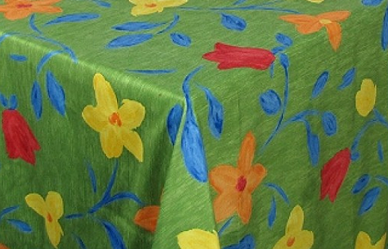 Tablecloth Agusto Green 78" x 78" Square