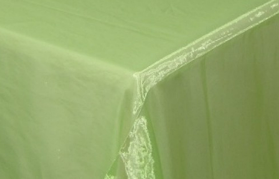 Tablecloth Lime Organza 80" Square