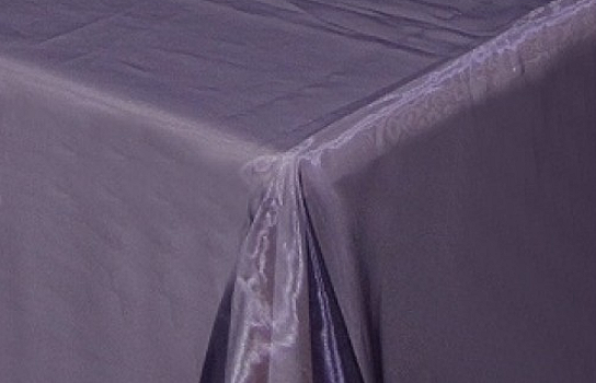 Tablecloth Lavender Organza 80" Square