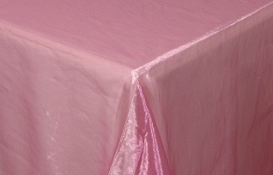 Tablecloth Pink Organza 80" Square
