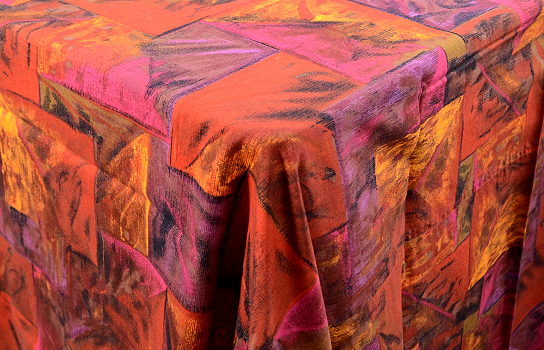 Tablecloth Sunset 81" x 81" Square