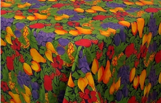 Tablecloth Fruit Delight 90" Square 