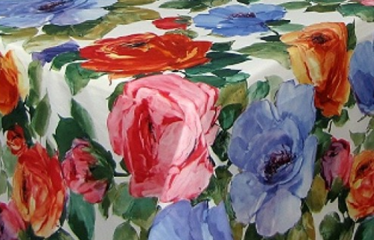 Tablecloth Watercolours 90" Square