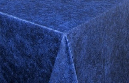 Tablecloth Marble Blue 90" Square