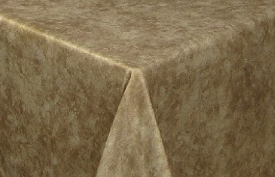 Tablecloth Marble Gold 90" Square