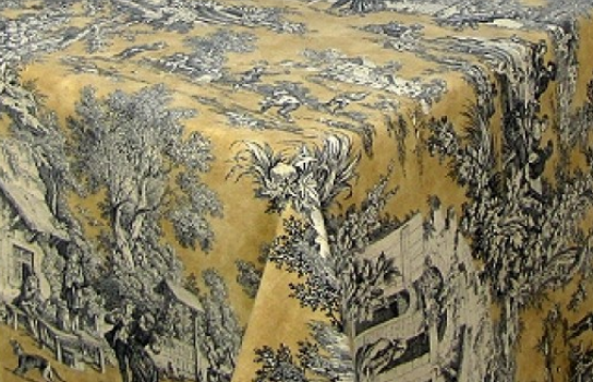 Tablecloth Toile de Jouy 90" Square