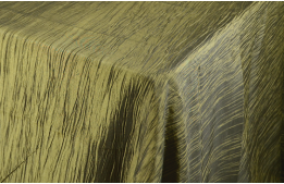 Tablecloth Crinkle Moss Green 90" Square 