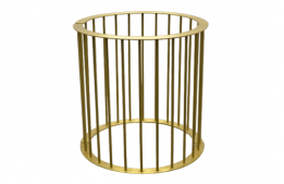 Table Base Brushed Gold Spindle 28" X 14"