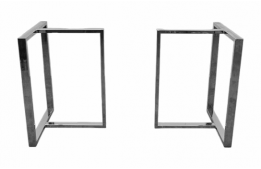 Table Base Chrome (T) 28" X 14"