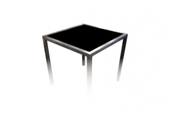 Soho Cocktail Table Plexi Black Top