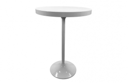 Cocktail Table Trumpet Brushed White 42"