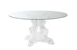 Crystal Acrylic Table Base