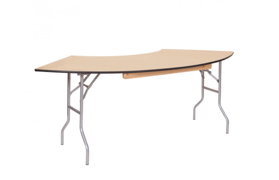 Wood Table Serpentine 48" x 30"