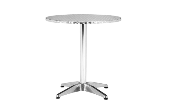 Round Cocktail Stainless Table 32"