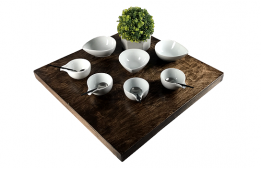 Wood Display Rectangular 18" x 18" x 1"