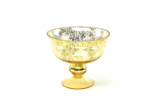 Vase Bowl Sterling Gold 7.5" x 6"