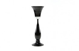 Vase Black Septer 20"