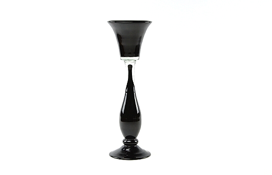 Vase Black Septer 20"