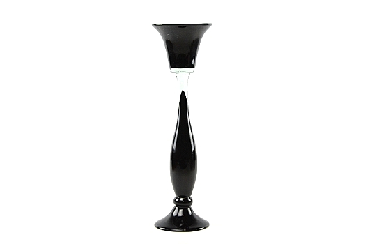 Vase Black Septer 24"