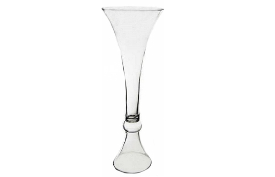 Vase Glass Reversable 32" High x 9.5"